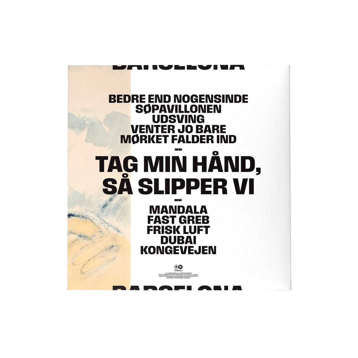 Barselona – Tag Min Hånd, Så Slipper Vi (Sort vinyl)