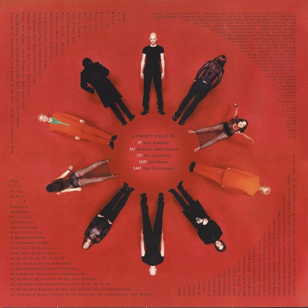A Perfect Circle – Mer de noms — back cover