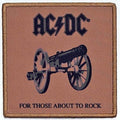 AC/DC Standard Patch: For Those About To Rock We Salute You