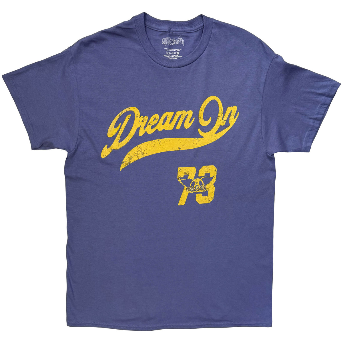 Aerosmith Unisex T-Shirt: Dream On (Blue)