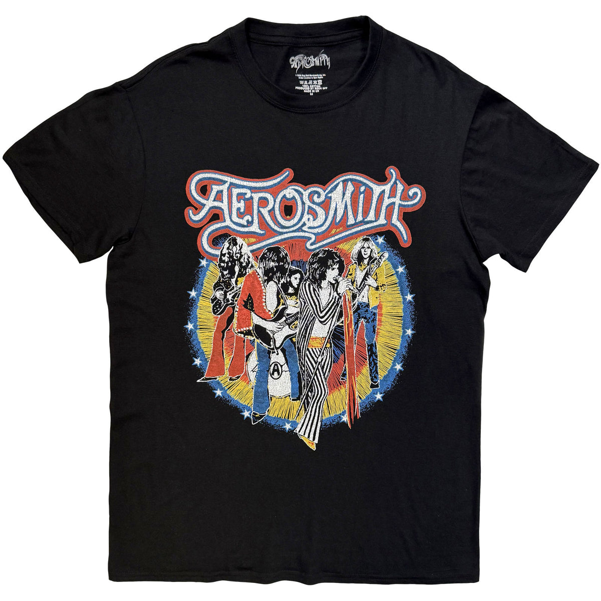 Aerosmith Unisex T-Shirt: Live (Black)
