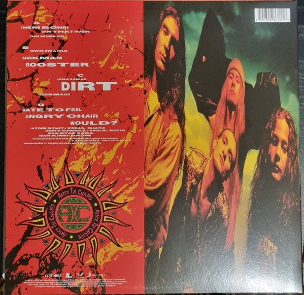 Alice in Chains – Dirt — back cover