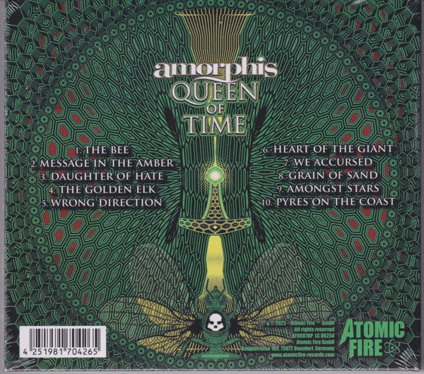 Amorphis – Queen of Time: Live at Tavastia — back cover