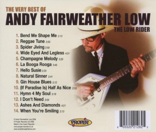 Andy Fairweather‐Low – The Low Rider: The Very Best of Andy Fairweather Low — back cover