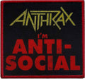 Anthrax Standard Patch: Anti-Social