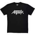 Anthrax Unisex T-Shirt: Logo Mono (Black)
