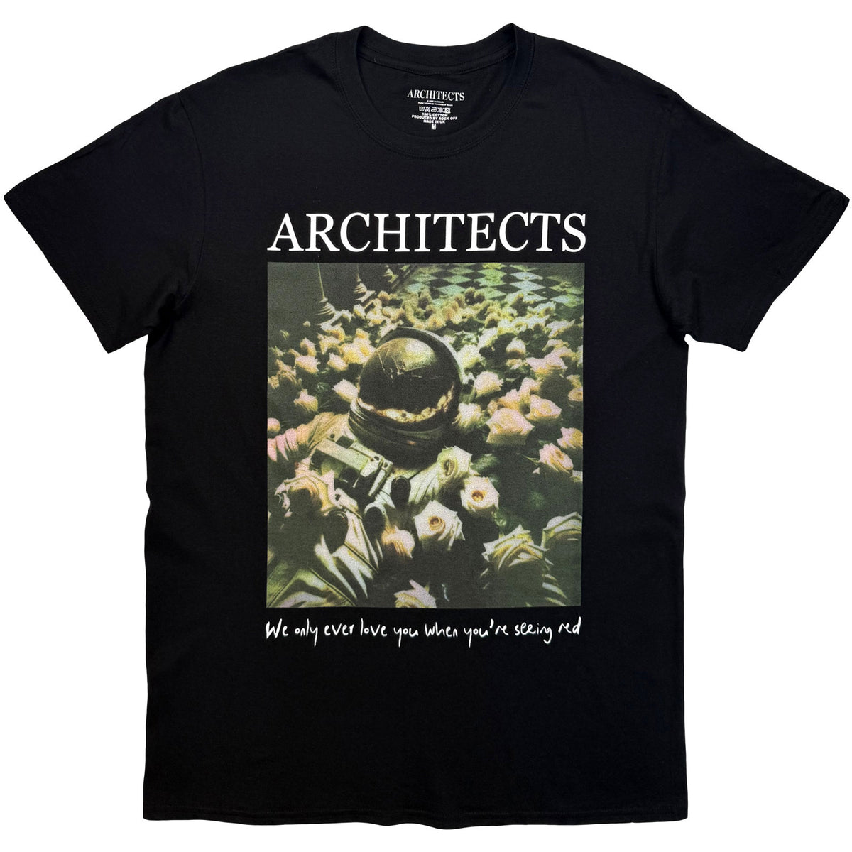 Architects Unisex T-Shirt: Astronaut Roses (Black)