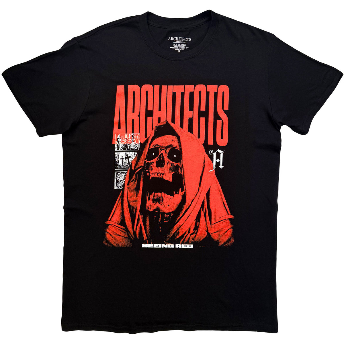 Architects Unisex T-Shirt: Seeing Red Reaper (Black)