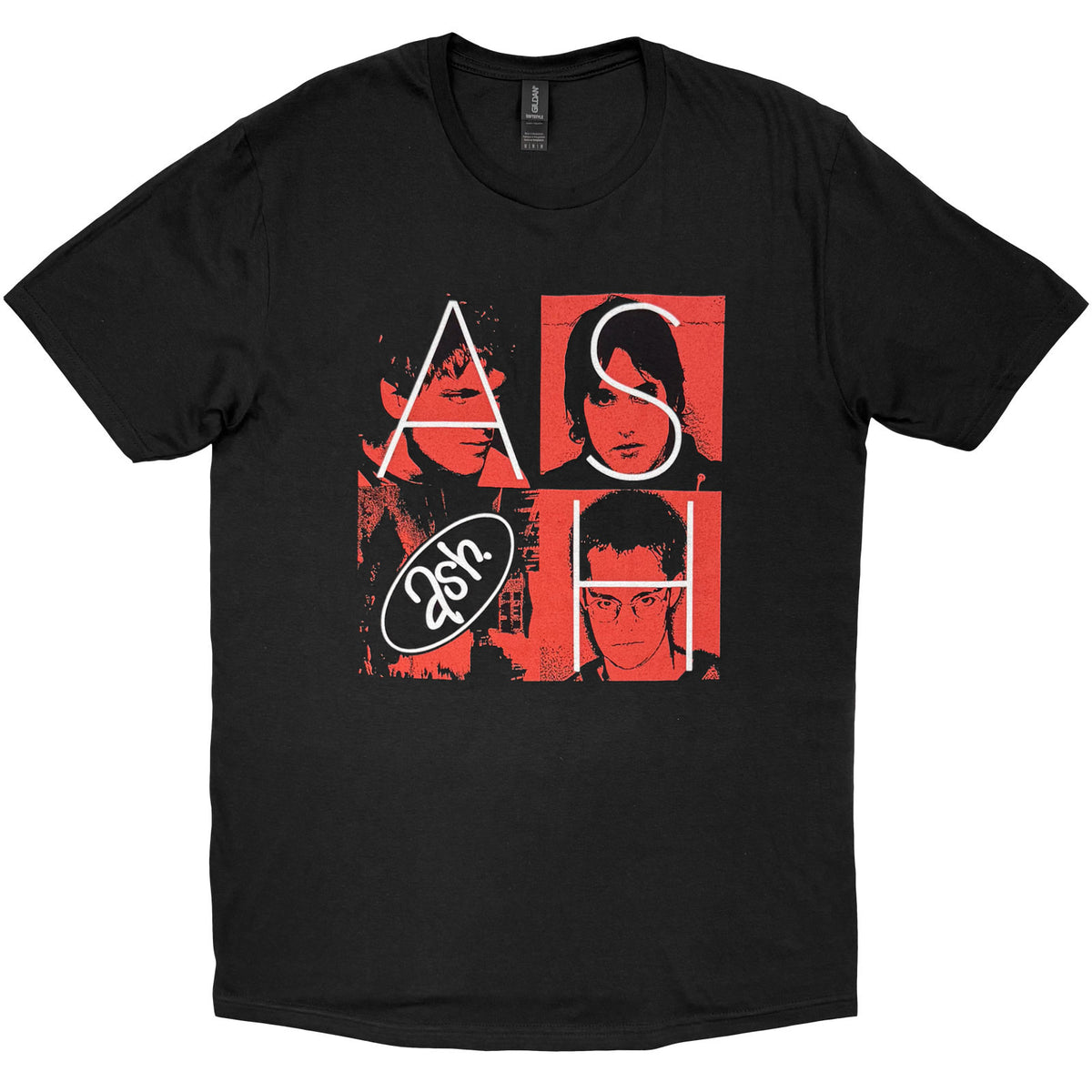 Ash Unisex T-Shirt: Square (Black)