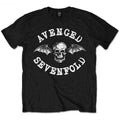 Avenged Sevenfold Kids T-Shirt: Classic Deathbat (Black)