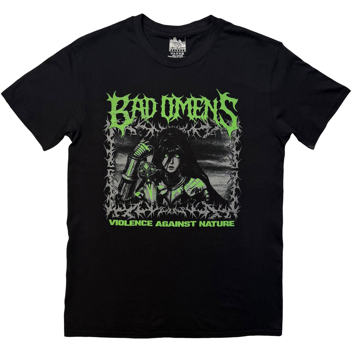 Bad Omens Unisex T-Shirt: Anime Warrior (Black)