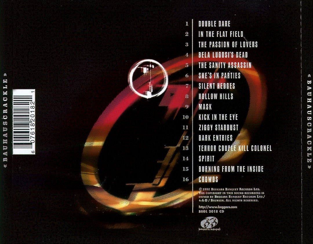 Bauhaus – Crackle — back cover