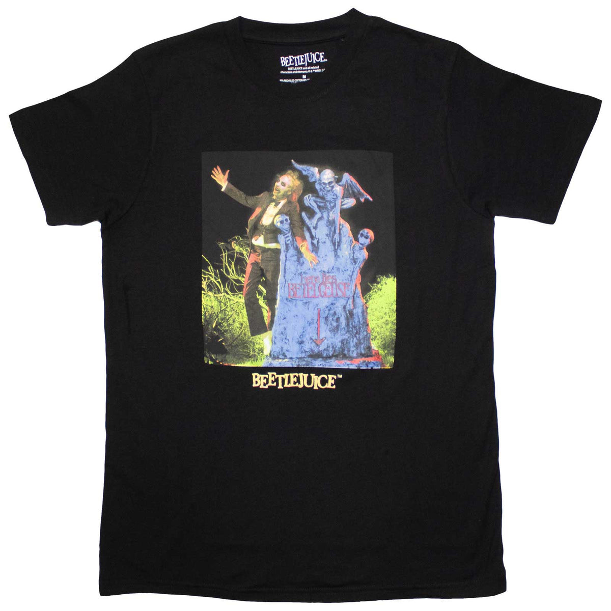 Beetlejuice Unisex T-Shirt: Grave (Black)