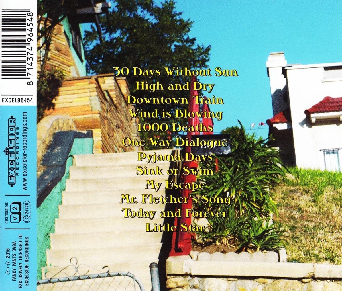 Bent Van Looy – Pyjama Days — back cover
