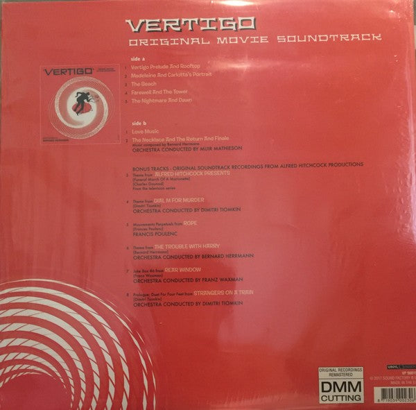 Bernard Herrmann – Vertigo (Original Motion Picture Soundtrack) — back cover