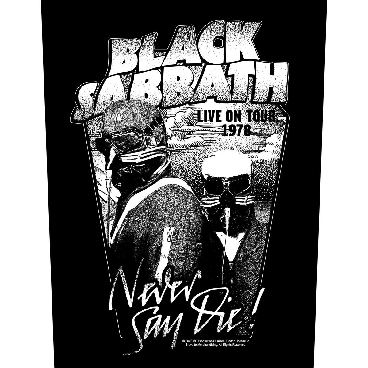 Black Sabbath Back Patch: Never Say Die