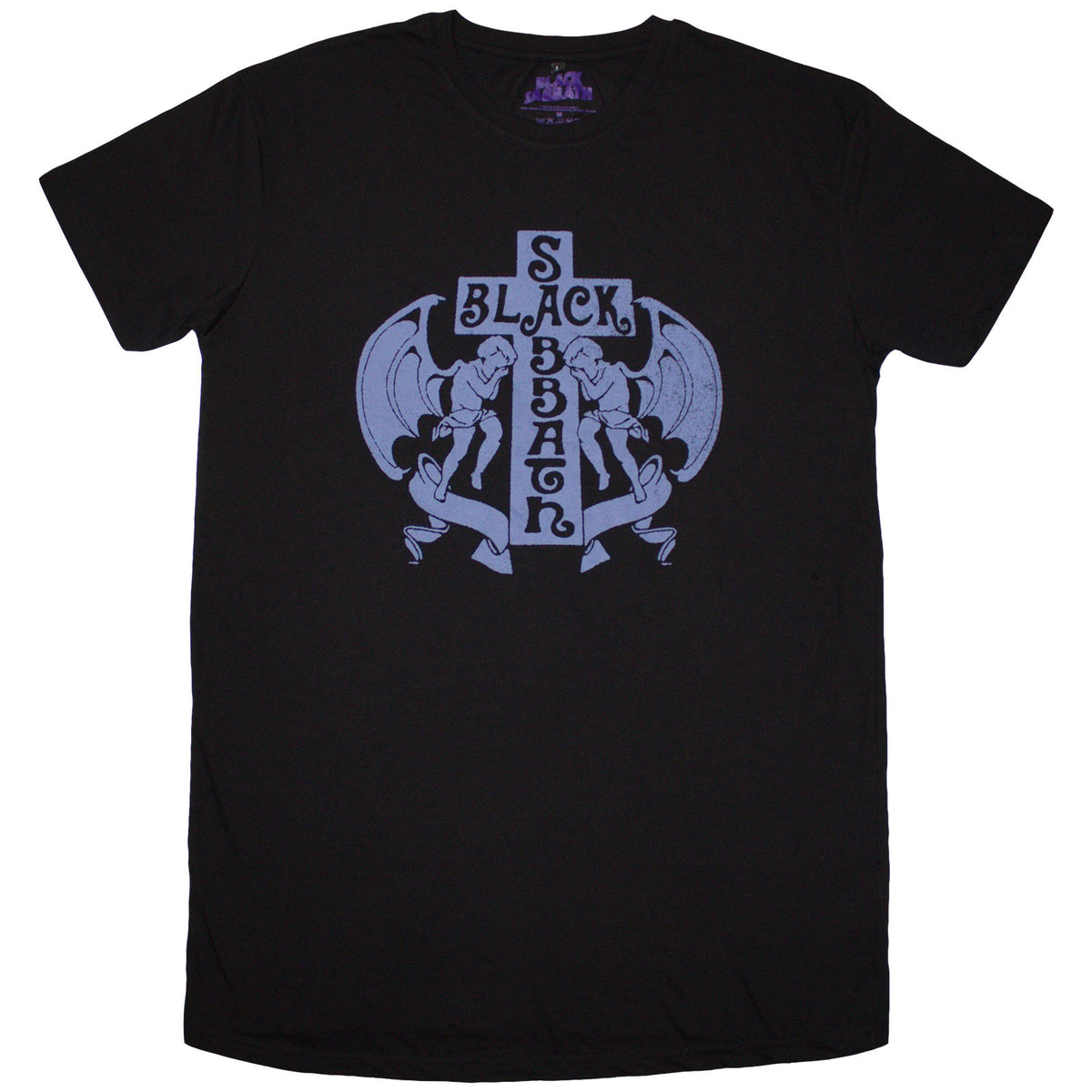 Black Sabbath Ladies T-Shirt Dress: Angels (Black)