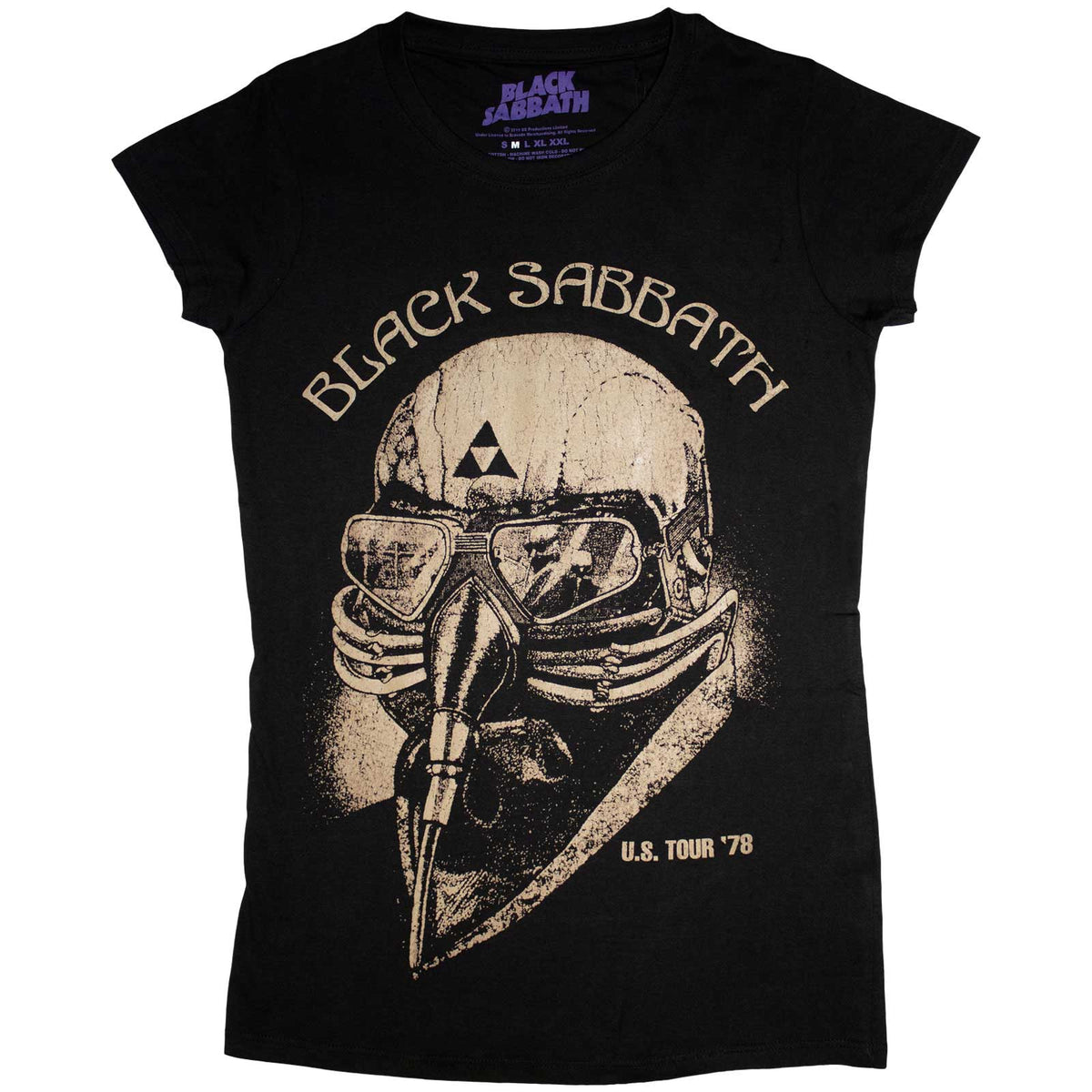 Black Sabbath Ladies T-Shirt: US Tour 1978 (Black) (Skinny Fit)