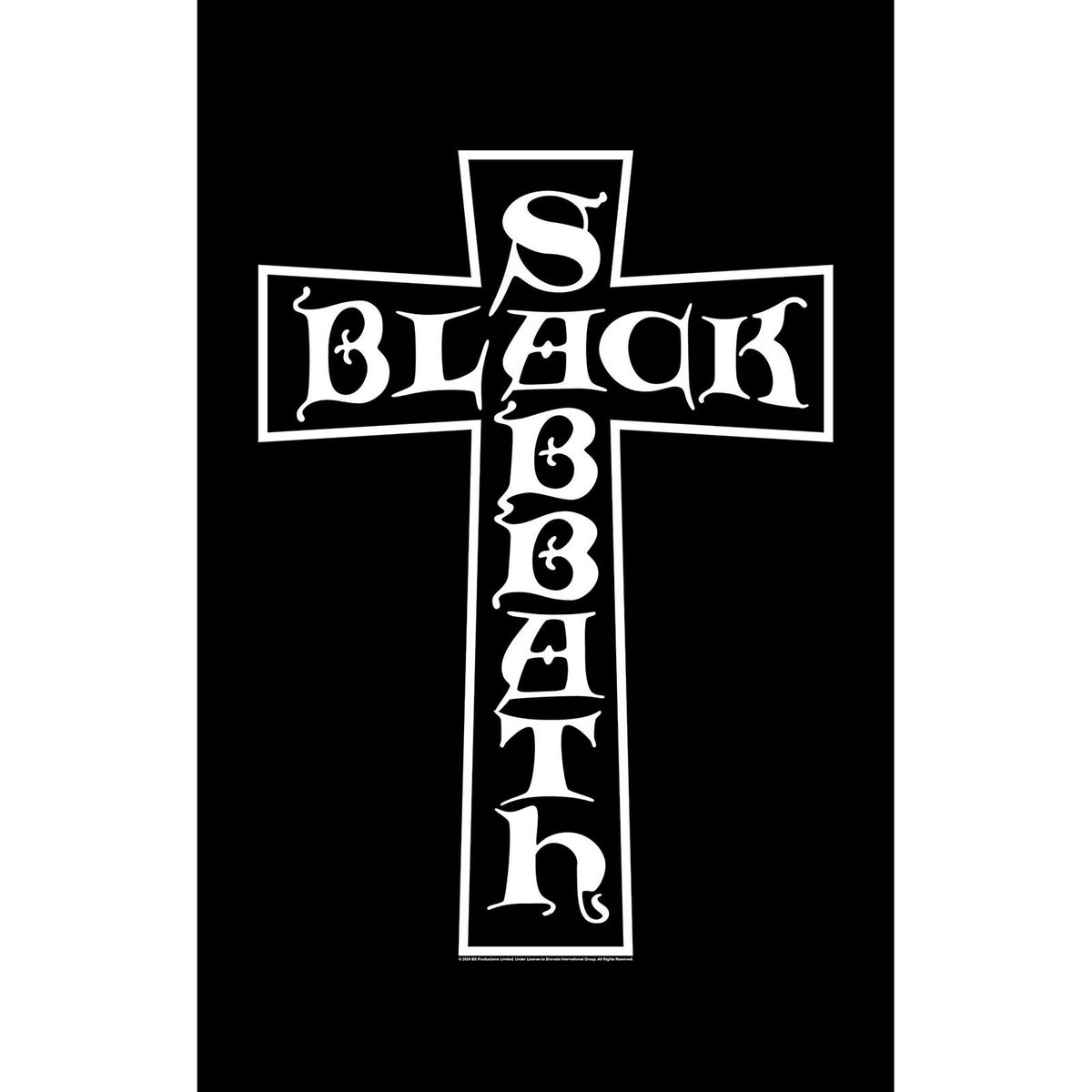 Black Sabbath Textile Poster: Cross