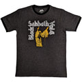 Black Sabbath Unisex Ringer T-Shirt: Vol 4 (Charcoal Grey)