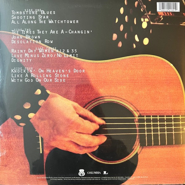 Bob Dylan – MTV Unplugged — back cover