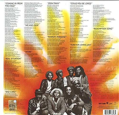 Bob Marley & The Wailers – Uprising — back cover