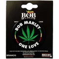 Bob Marley Pin Badge: Leaf