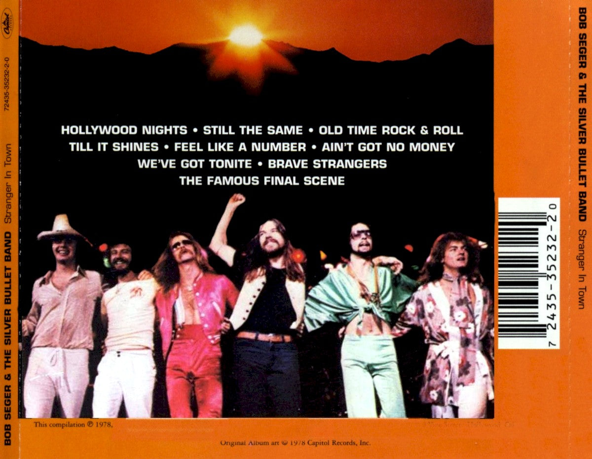 Bob Seger & the Silver Bullet Band – Stranger in Town — back cover