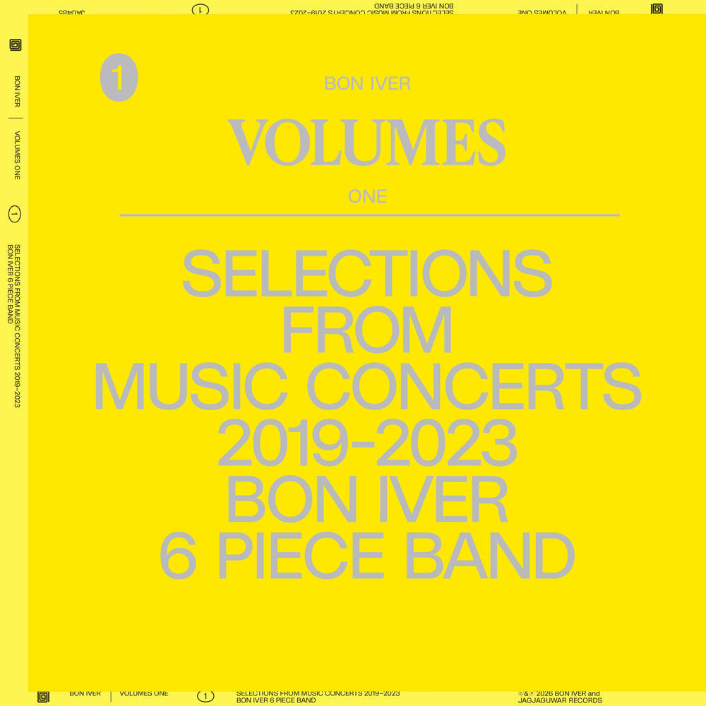 Bon Iver – VOLUMES: ONE (SELECTIONS FROM MUSIC CONCERTS 2019-2023 BON IVER 6 PIECE BAND)