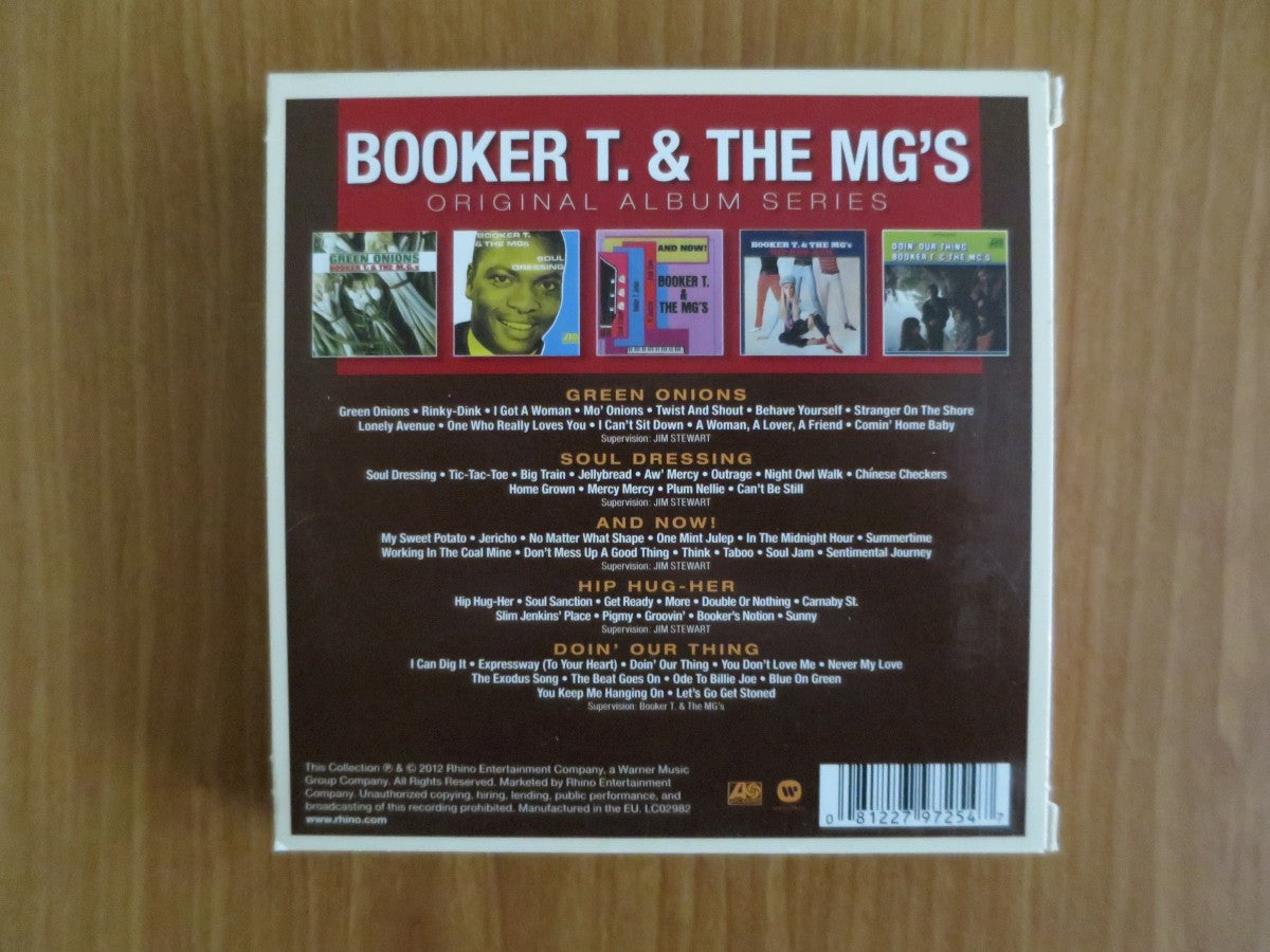 Booker T. & the MG’s – Original Album Series — back cover