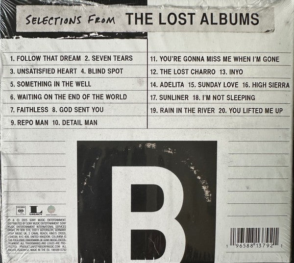 Bruce Springsteen – Lost and Found: Selections From the Lost Albums — back cover