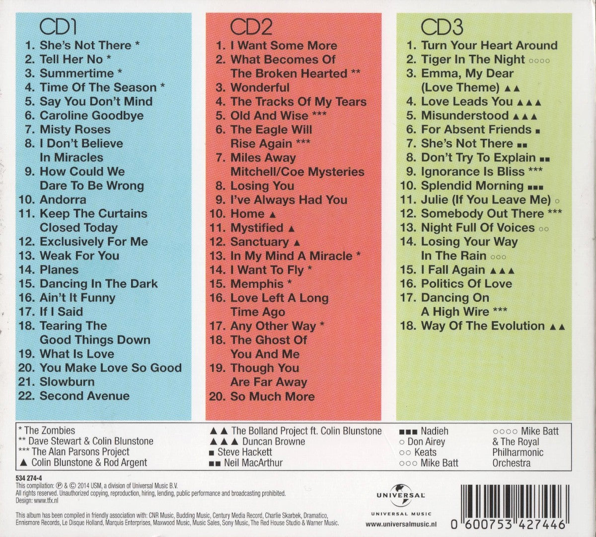 Colin Blunstone – Collected — back cover