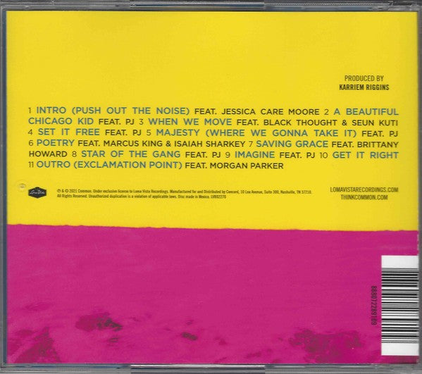 Common – A Beautiful Revolution, Pt. 2 — back cover