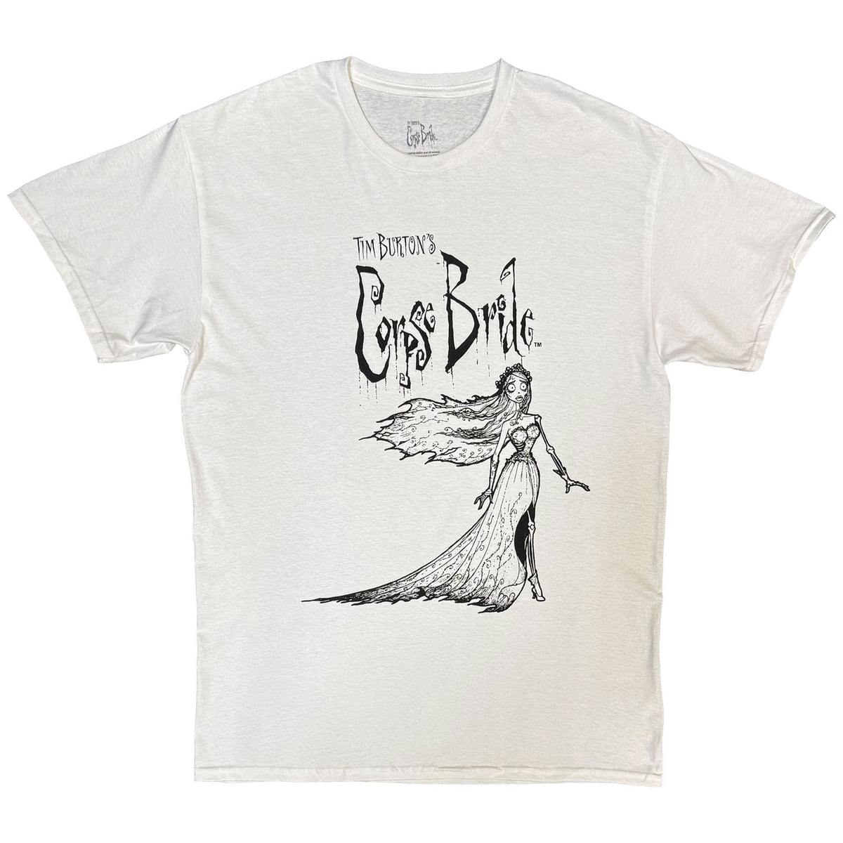 Corpse Bride Unisex T-Shirt: Gown (White)