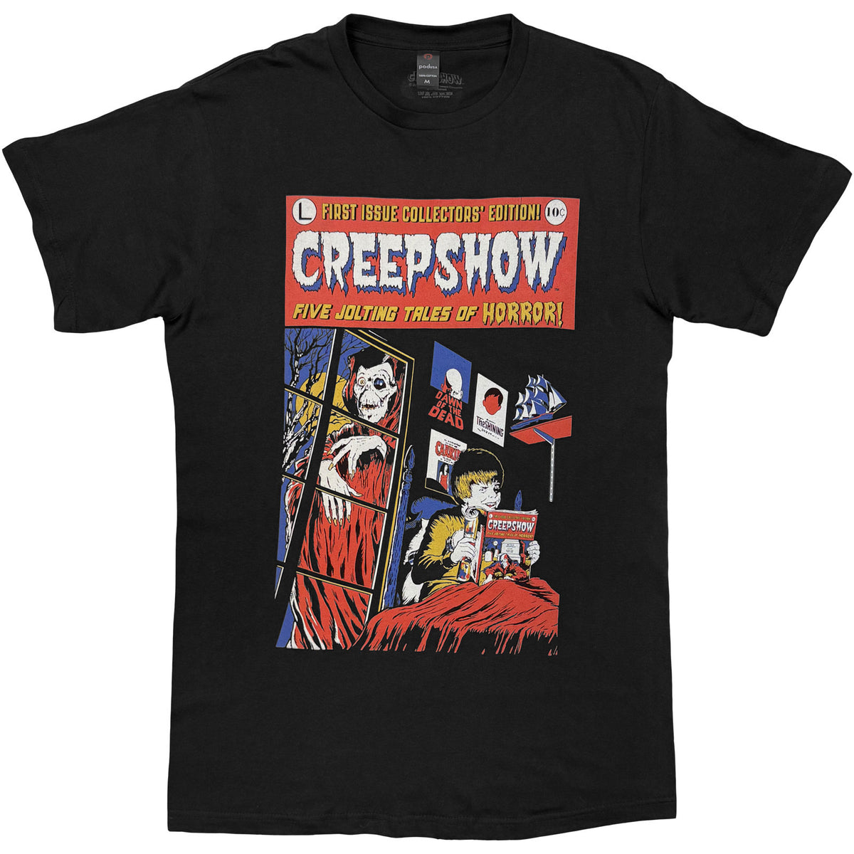 Creepshow Unisex T-Shirt: Colour Cover (Black)