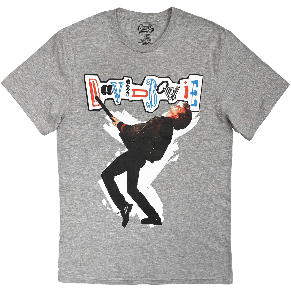 David Bowie Unisex T-Shirt: Lean (Grey)