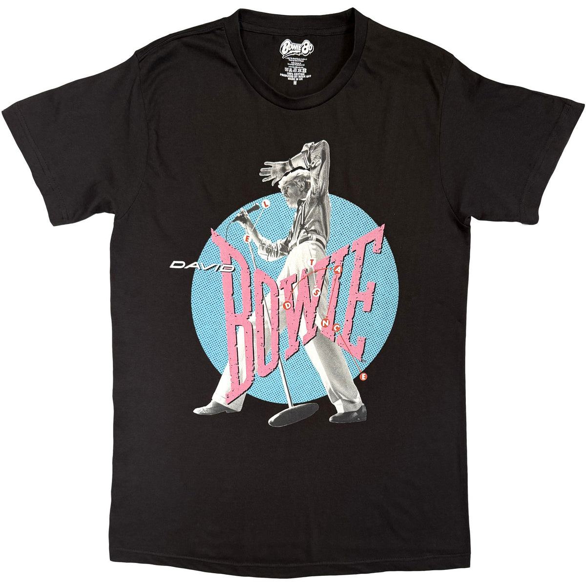 David Bowie Unisex T-Shirt: Let's Dance (Black)