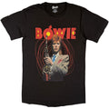 David Bowie Unisex T-Shirt: Saxophone (Black)