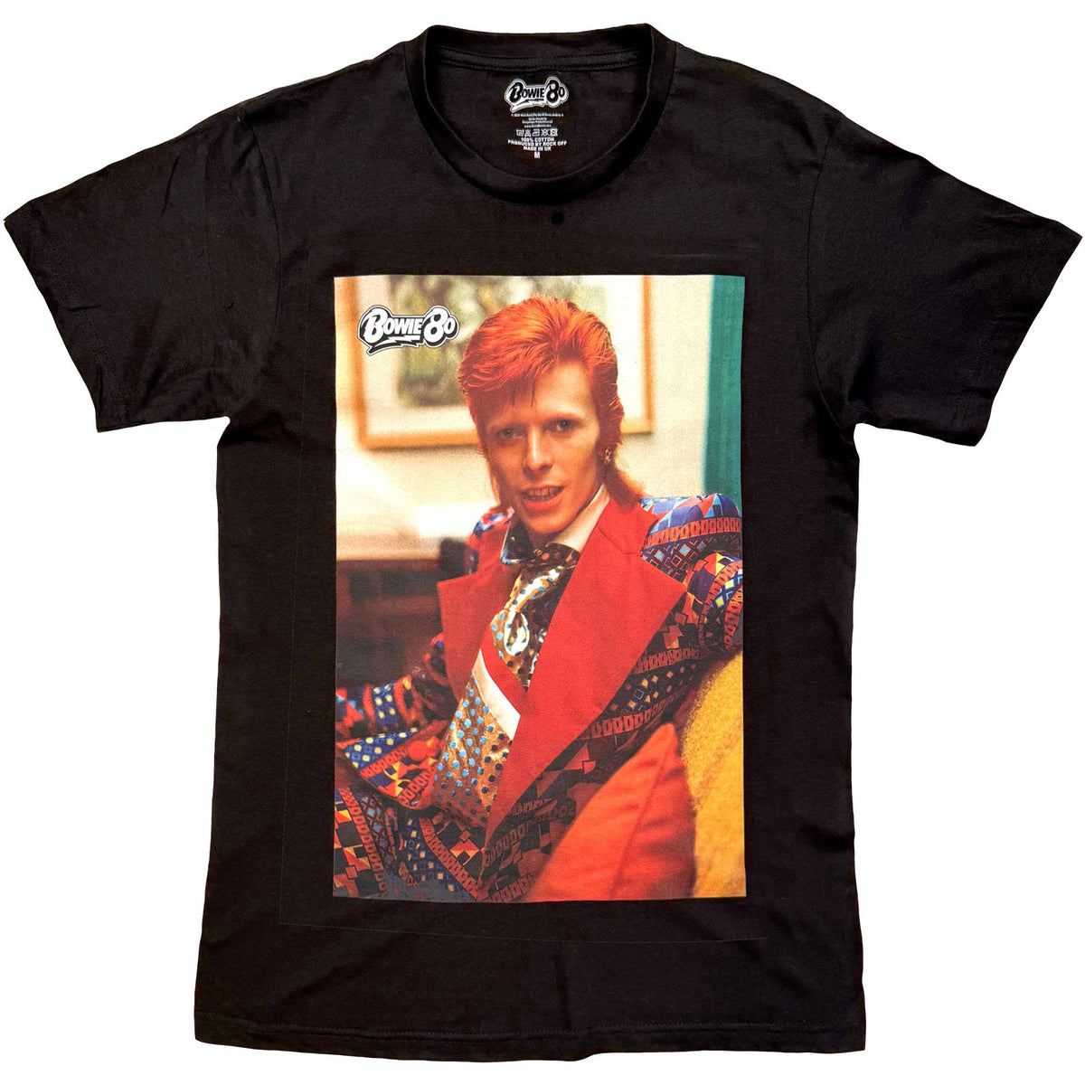 David Bowie Unisex T-Shirt: Ziggy Era (Black)