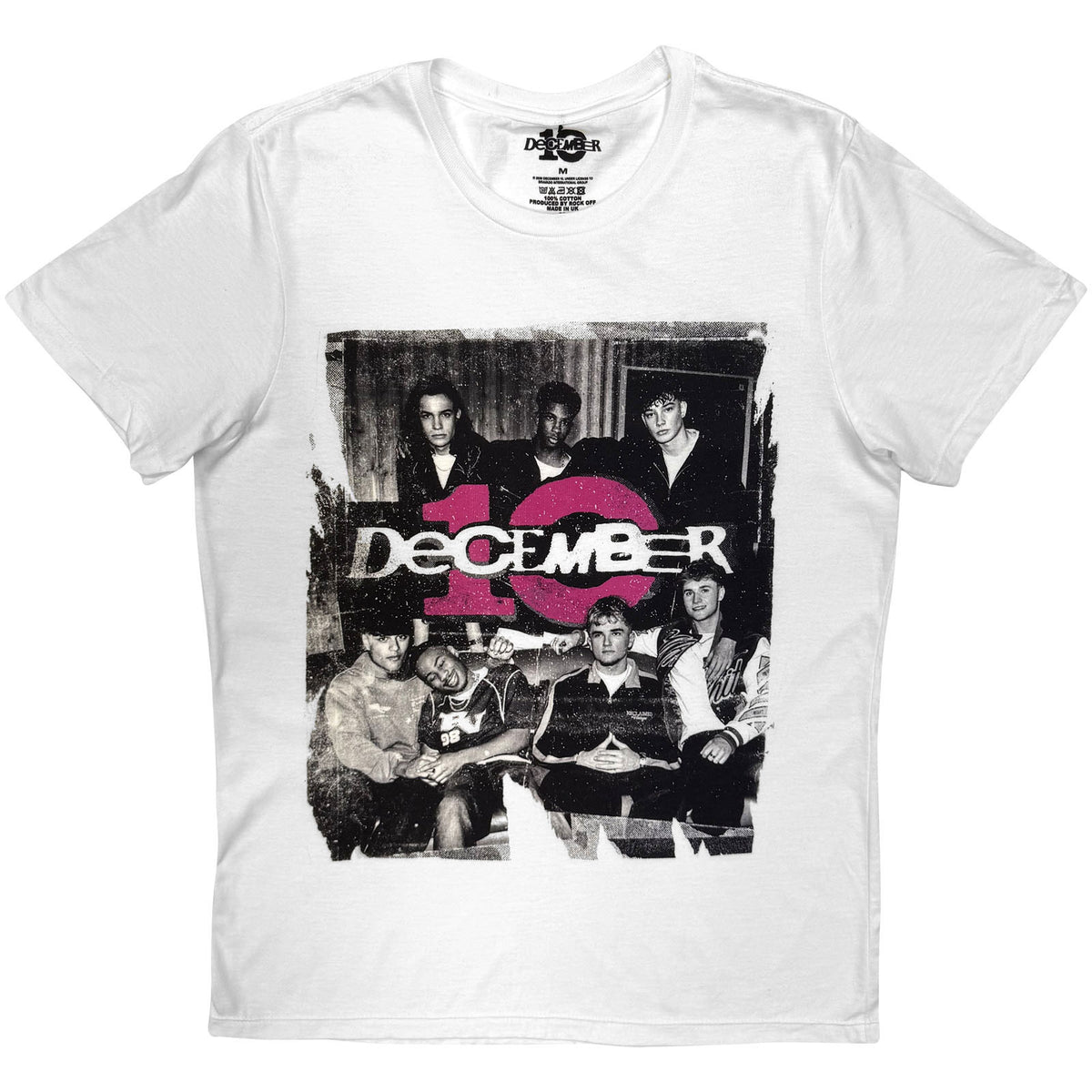 December 10. Ladies T-Shirt: Torn (White)