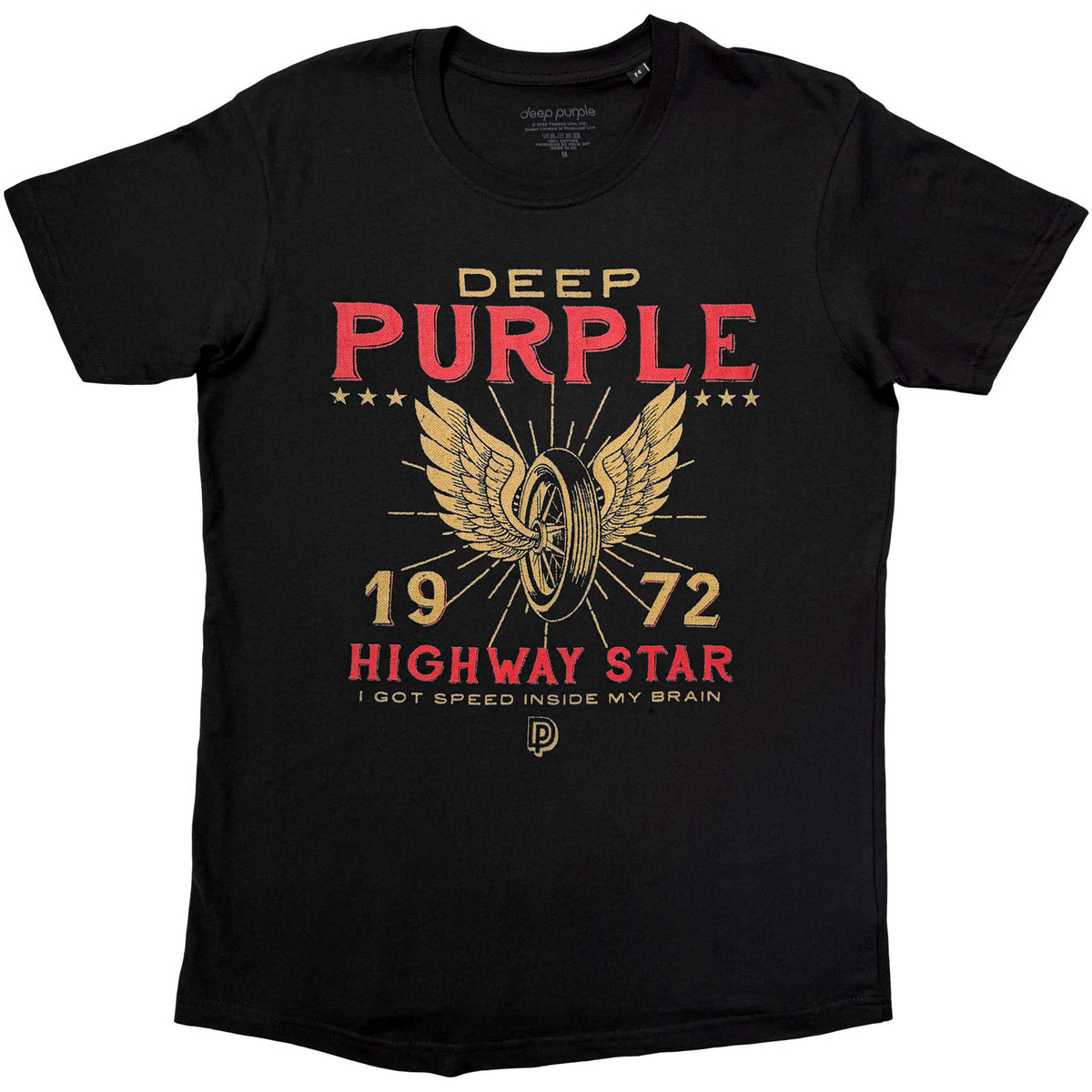 Deep Purple Unisex T-Shirt: Highway Star (Black)