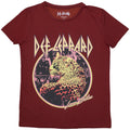 Def Leppard Ladies T-Shirt: Love Bites (Red)