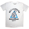Def Leppard Unisex T-Shirt: Rock Brigade (White)