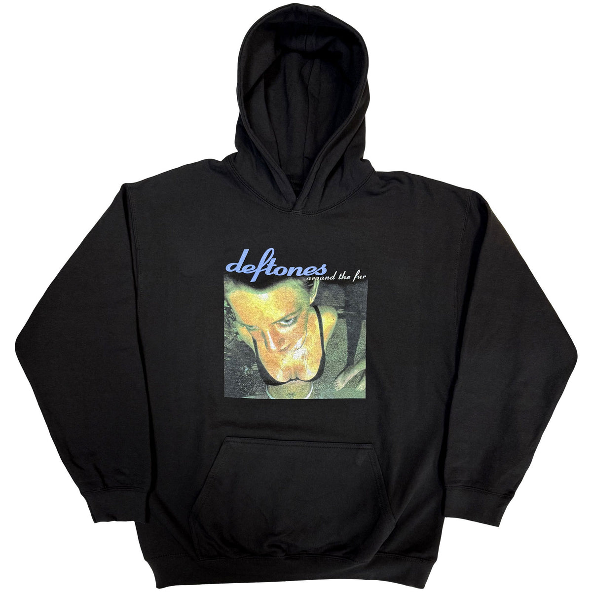 Deftones Unisex Pullover Hoodie: Around The Fur (Black)
