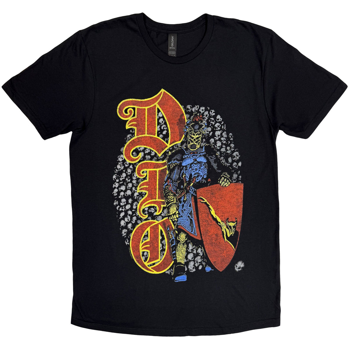 Dio Unisex T-Shirt: Skull Warrior (Black)