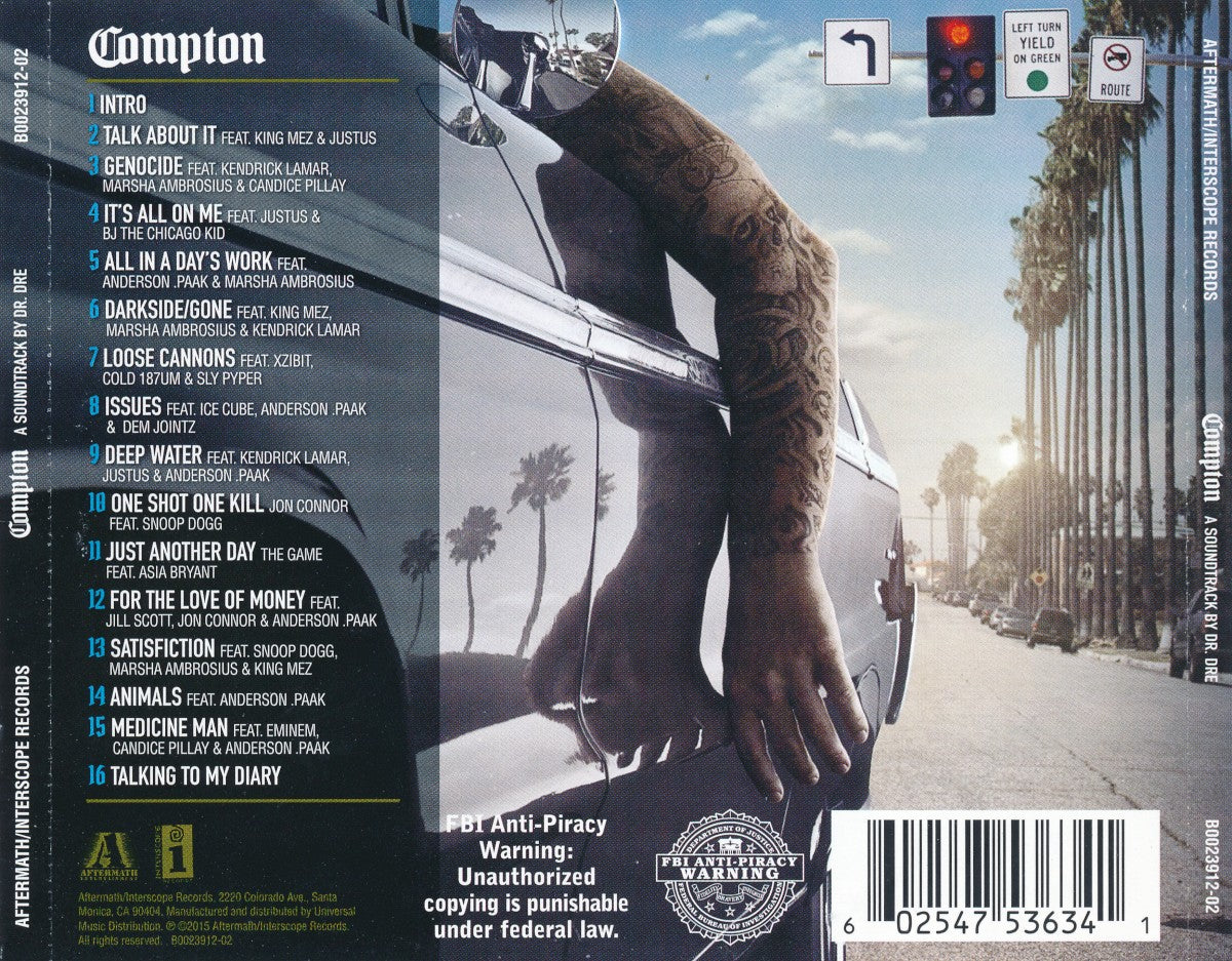 Dr. Dre – Compton — back cover