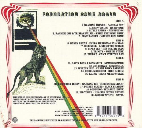 Dub Club – Foundation Come Again — back cover