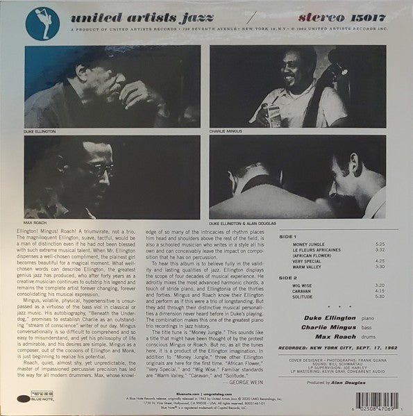 Duke Ellington – Money Jungle — back cover
