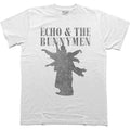 Echo & The Bunnymen Unisex T-Shirt: Silhouettes (White)