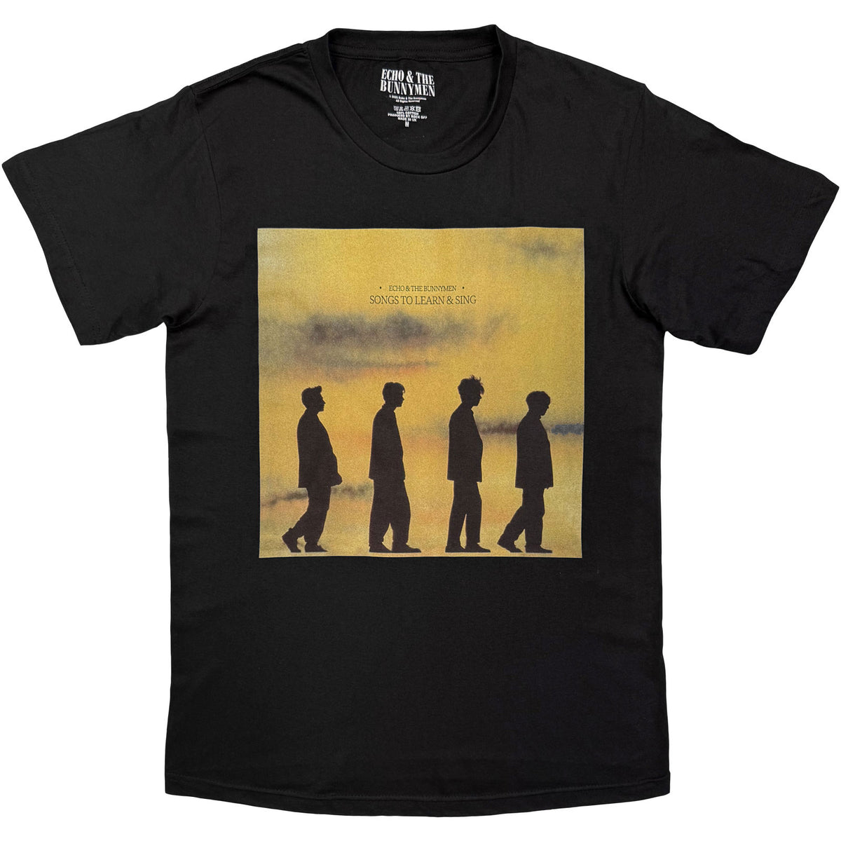 Echo & The Bunnymen Unisex T-Shirt: Songs To Learn & Sing (Black)